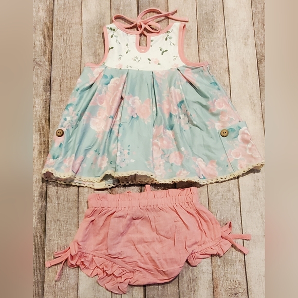 Cheeky Plum Baby Girls 12-18M Two 2 Piece Sets Bundle Lot VVGUC - Picture 7 of 9